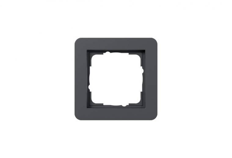 Gira E1 cover frame anthracite