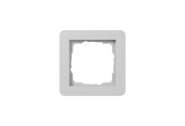 Gira E1 cover frame grey matt