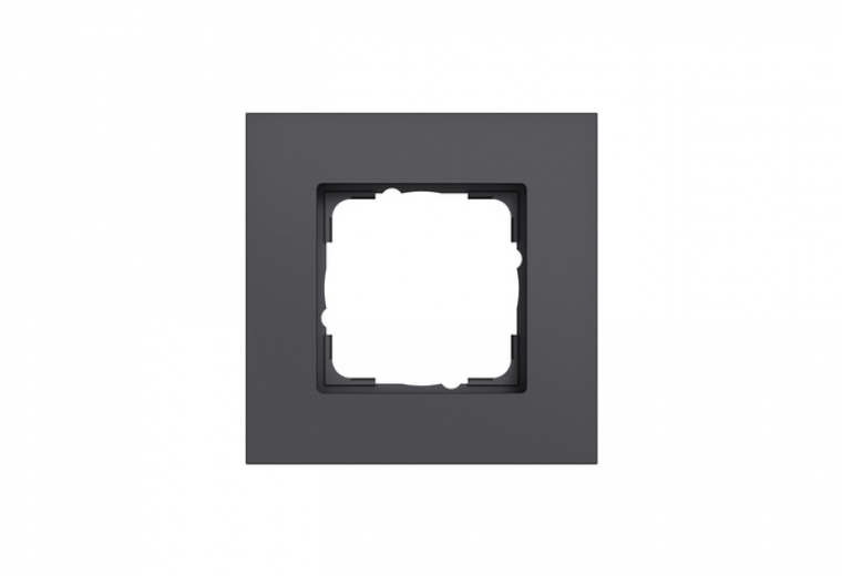 Gira Esprit cover frame aluminium anthracite (lacquered)