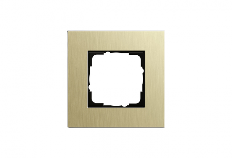 Gira Esprit cover frame aluminium light gold (anodised)