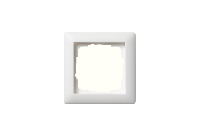 Gira Standard 55 cover frame pure white matt