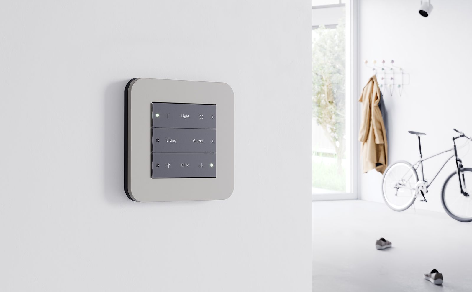 Thiết bị Gira Event System 55 Việt Ý SmartHome lắp đặt thực tế